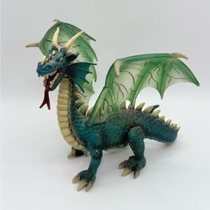 Schleich Green DRAGON World of Knights 5.5" Mythical Figure Toy DAMAGED